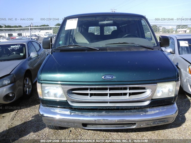 1FDRE1422XHA94481 - 1999 FORD ECONOLINE E150 VAN GREEN photo 6