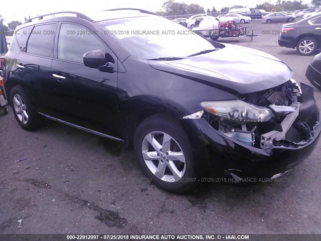 JN8AZ18W19W154627 - 2009 NISSAN MURANO S/SL/LE BLACK photo 1