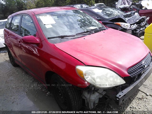 2T1KR32E96C592909 - 2006 TOYOTA COROLLA MATRIX XR RED photo 1