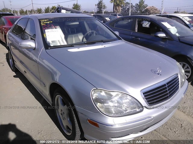 WDBNG70J01A220218 - 2001 MERCEDES-BENZ S 430 SILVER photo 1