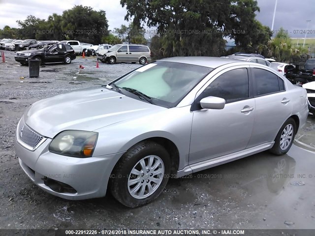 4A32B2FF8AE004292 - 2010 MITSUBISHI GALANT FE GRAY photo 2