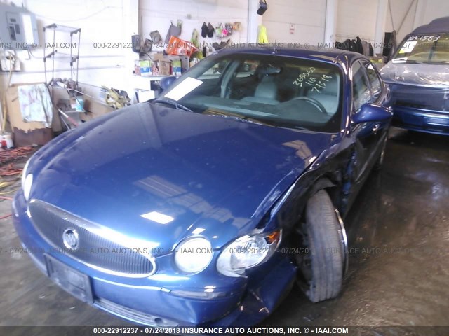 2G4WE567451225932 - 2005 BUICK LACROSSE CXS BLUE photo 2