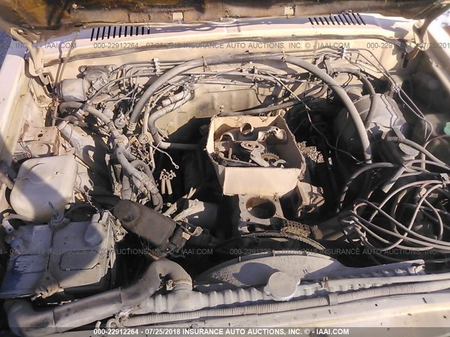 1N6ND06S8FC335711 - 1985 NISSAN 720 KING CAB CREAM photo 10