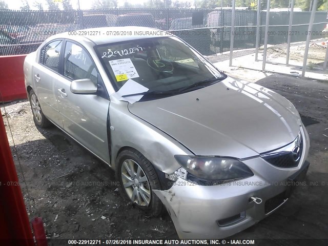 JM1BK12F681834189 - 2008 MAZDA 3 I TAN photo 1