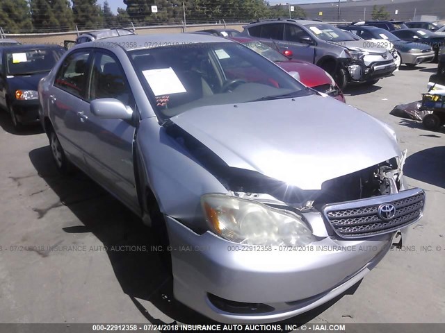 JTDBR32E060072110 - 2006 TOYOTA COROLLA CE/LE SILVER photo 1