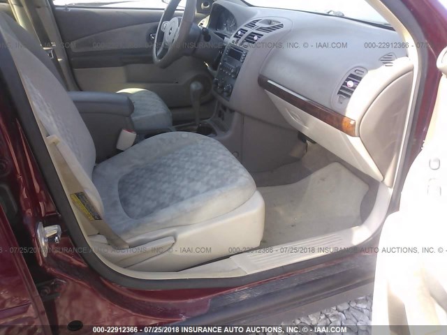 1G1ZT54835F159233 - 2005 CHEVROLET MALIBU LS Tünd qırmızı foto 5