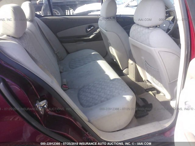 1G1ZT54835F159233 - 2005 CHEVROLET MALIBU LS Tünd qırmızı foto 8