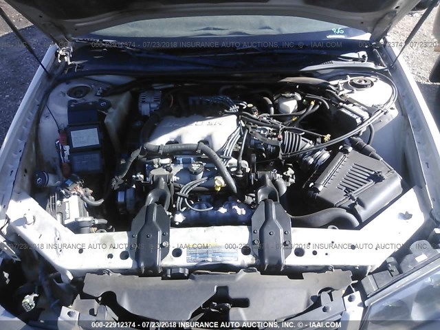 2G1WF52E239374997 - 2003 CHEVROLET IMPALA SILVER photo 10