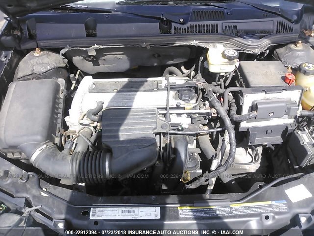 1G8AK52F23Z150456 - 2003 SATURN ION LEVEL 3 BLACK photo 10