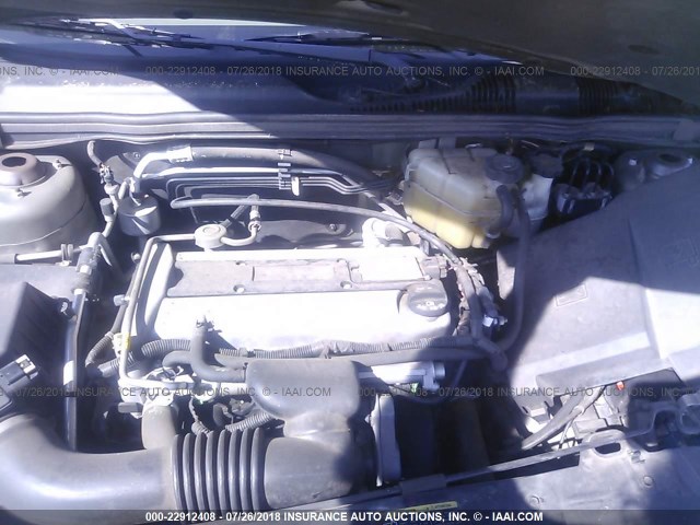 1G1ZS52F35F308423 - 2005 CHEVROLET MALIBU მწვანე ფოტო 10