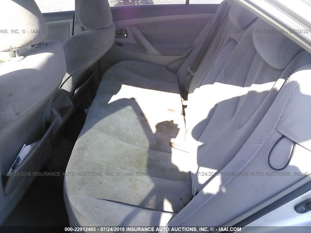 4T1BK46K87U035886 - 2007 TOYOTA CAMRY NEW GENERAT LE/XLE/SE SILVER photo 8