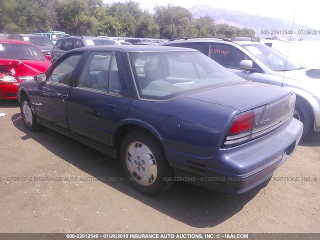 1G3WH52M4SD377104 - 1995 OLDSMOBILE CUTLASS SUPREME SL 蓝色 照片 3