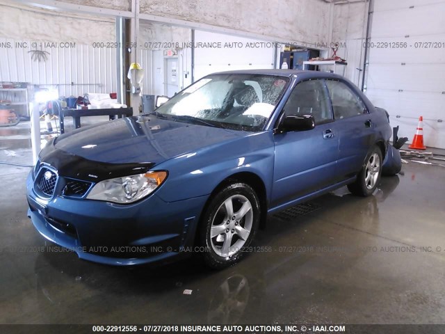 JF1GD61677H518259 - 2007 SUBARU IMPREZA 2.5I BLUE photo 2