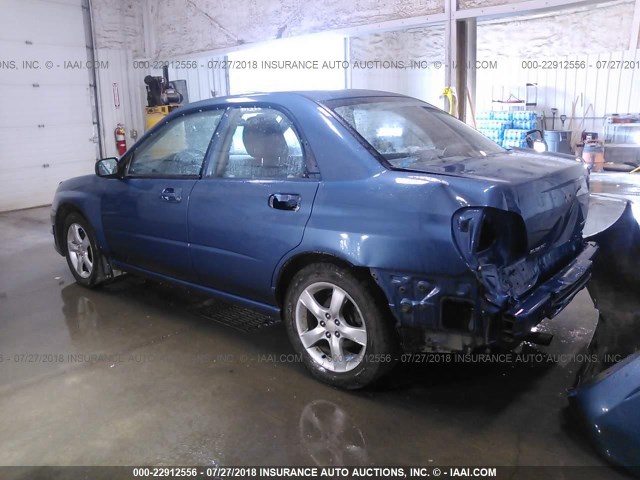 JF1GD61677H518259 - 2007 SUBARU IMPREZA 2.5I BLUE photo 3