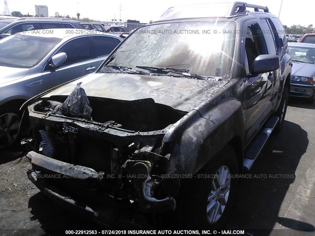 5N1AN0NW2EN815261 - 2014 NISSAN XTERRA X/S/PRO-4X GRAY photo 2