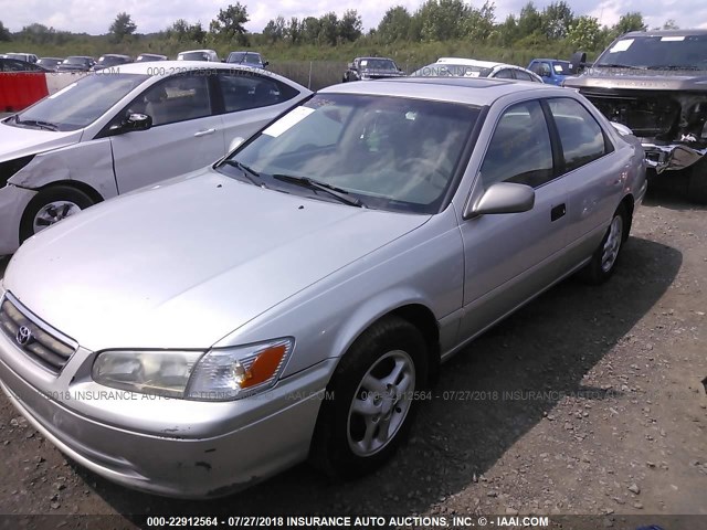 4T1BG22K41U770352 - 2001 TOYOTA CAMRY CE/LE/XLE SILVER photo 2