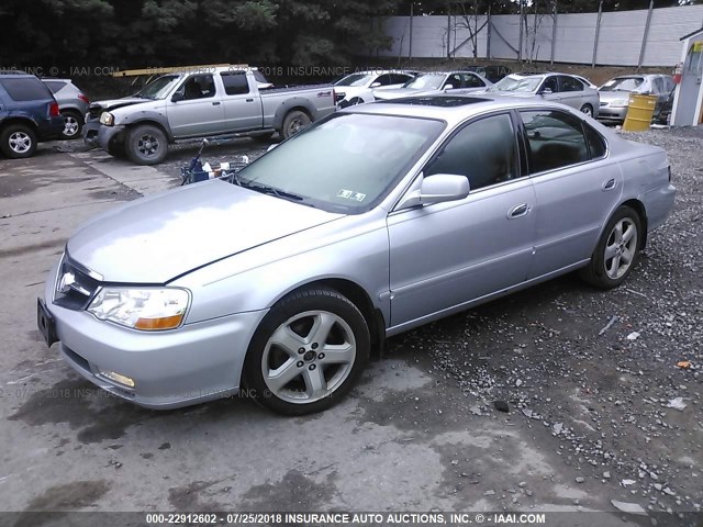 19UUA56892A053593 - 2002 ACURA 3.2TL TYPE-S SILVER photo 2