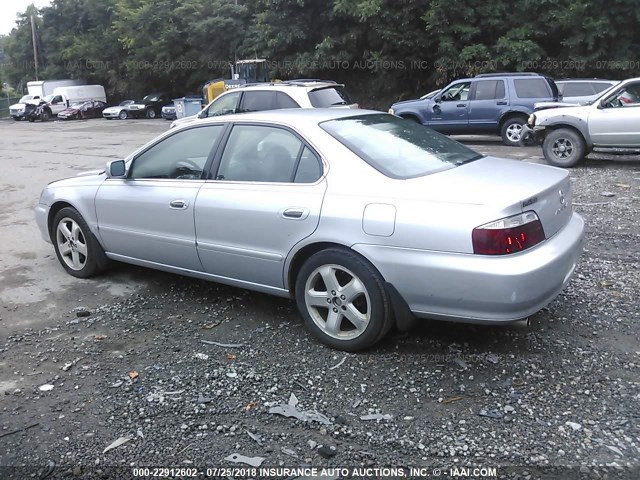 19UUA56892A053593 - 2002 ACURA 3.2TL TYPE-S SILVER photo 3