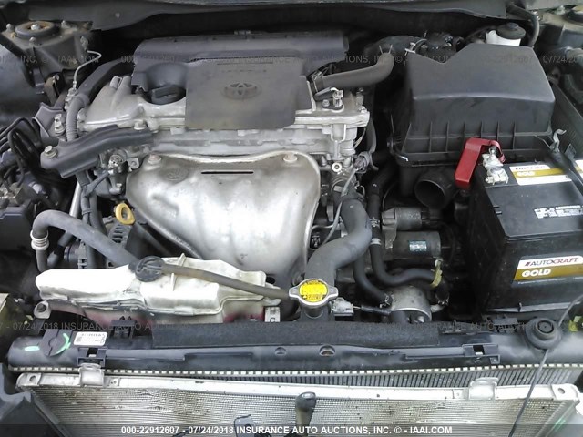 4T1BF1FK7EU405306 - 2014 TOYOTA CAMRY L/SE/LE/XLE შავი ფოტო 10