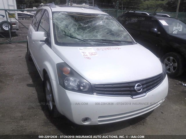 5N1BV28U08N118878 - 2008 NISSAN QUEST S/SE/SL WHITE photo 6