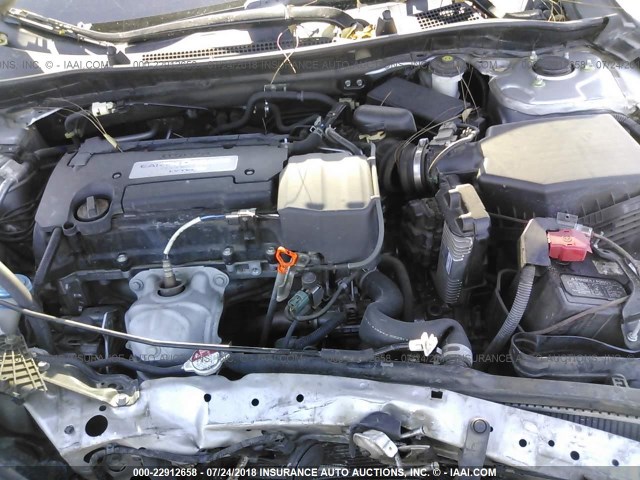 1HGCR2F37EA065561 - 2014 HONDA ACCORD LX SILVER photo 10