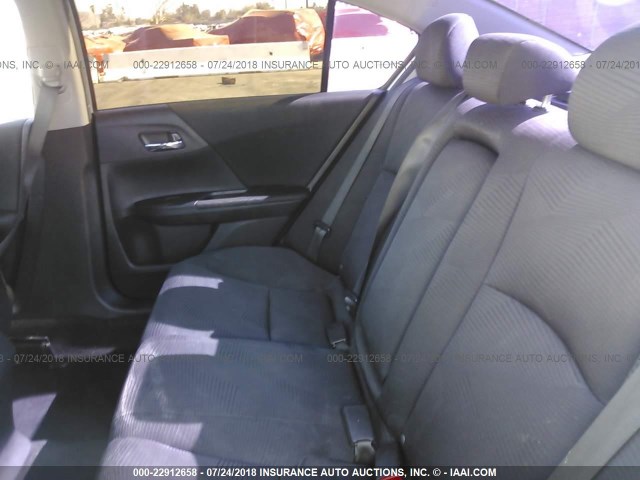 1HGCR2F37EA065561 - 2014 HONDA ACCORD LX SILVER photo 8