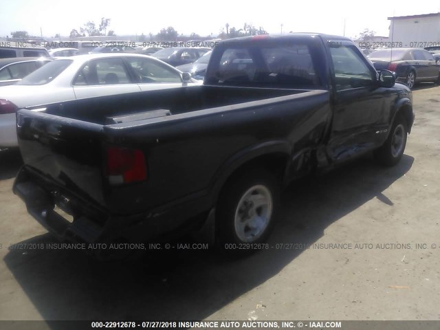 1GCCS1444VK246717 - 1997 CHEVROLET S TRUCK S10 შავი ფოტო 4