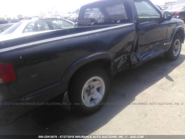 1GCCS1444VK246717 - 1997 CHEVROLET S TRUCK S10 შავი ფოტო 6