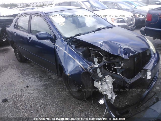 1NXBR32E96Z594206 - 2006 TOYOTA COROLLA CE/LE/S BLUE photo 1