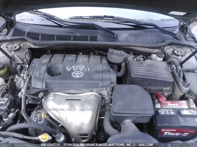 4T1BF3EK3AU016699 - 2010 TOYOTA CAMRY SE/LE/XLE GRAY photo 10