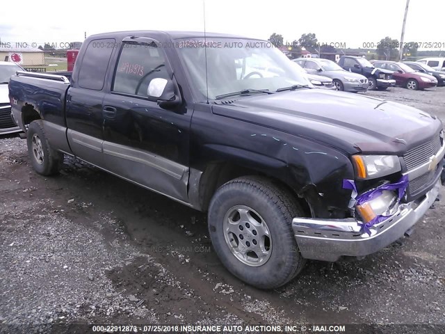 1GCEK19T13Z151139 - 2003 CHEVROLET SILVERADO K1500 BLACK photo 1