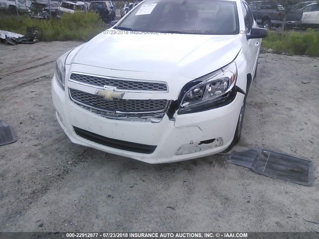 1G11B5SA0DF163986 - 2013 CHEVROLET MALIBU LS თეთრი ფოტო 6