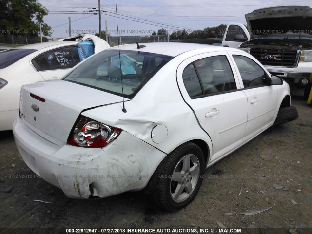 1G1AF5F51A7135539 - 2010 CHEVROLET COBALT 2LT WHITE photo 4