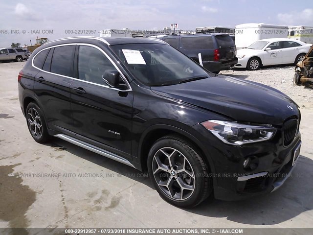 WBXHT3Z39H4A55078 - 2017 BMW X1 XDRIVE28I BLACK photo 1