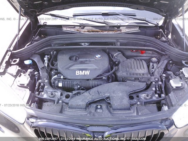 WBXHT3Z39H4A55078 - 2017 BMW X1 XDRIVE28I BLACK photo 10