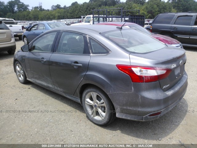 1FADP3F2XEL278441 - 2014 FORD FOCUS SE GRAY photo 3