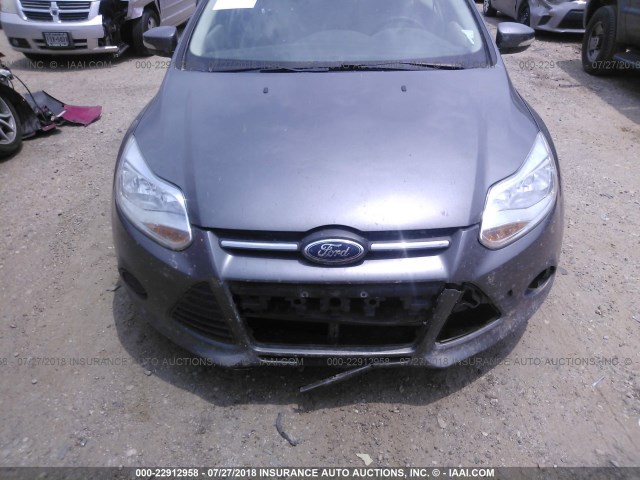 1FADP3F2XEL278441 - 2014 FORD FOCUS SE GRAY photo 6