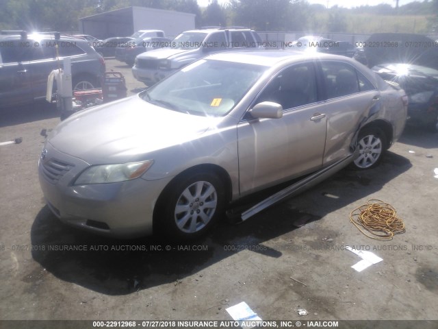 4T1BE46K28U244114 - 2008 TOYOTA CAMRY CE/LE/XLE/SE TAN photo 2