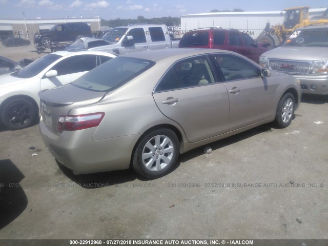 4T1BE46K28U244114 - 2008 TOYOTA CAMRY CE/LE/XLE/SE TAN photo 4