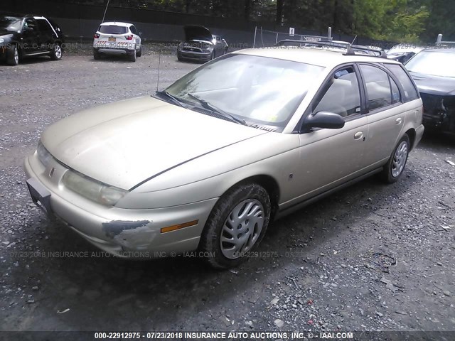 1G8ZJ8274XZ250774 - 1999 SATURN SW2 TAN photo 2