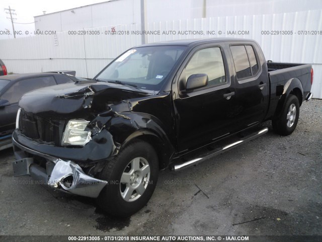 1N6AD09U77C447753 - 2007 NISSAN FRONTIER CREW CAB LE/SE/OFF ROAD BLACK photo 2