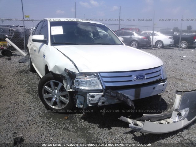 1FAHP24W39G104498 - 2009 FORD TAURUS SEL WHITE photo 6