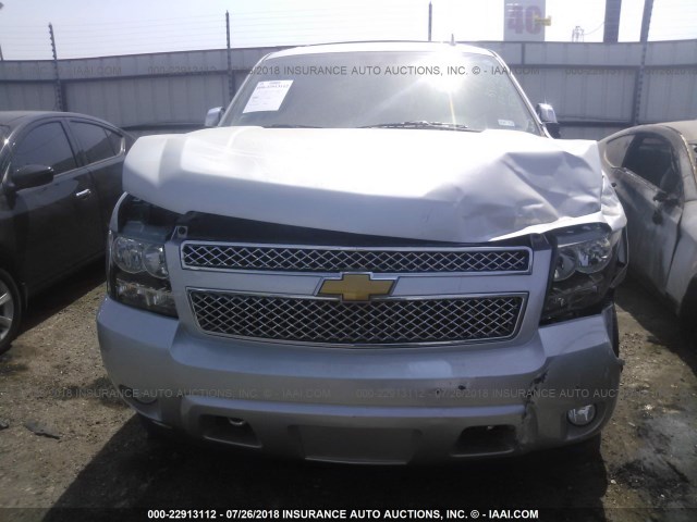 1GNSCAE00ER150294 - 2014 CHEVROLET TAHOE C1500  LS SILVER photo 6