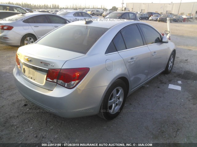 1G1PE5SB6G7197035 - 2016 CHEVROLET CRUZE LIMITED LT SILVER photo 4