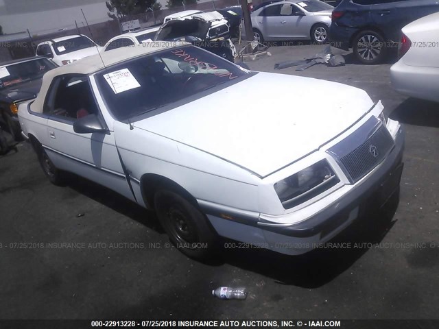 1C3XU4535NF186916 - 1992 CHRYSLER LEBARON 白色 照片 1