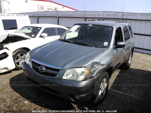 4F2CZ06153KM53848 - 2003 MAZDA TRIBUTE ES GREEN photo 6