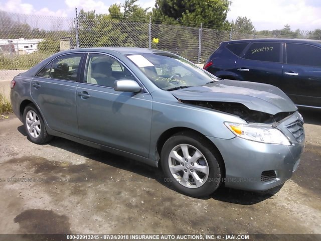 4T4BF3EKXAR055814 - 2010 TOYOTA CAMRY SE/LE/XLE GREEN photo 1