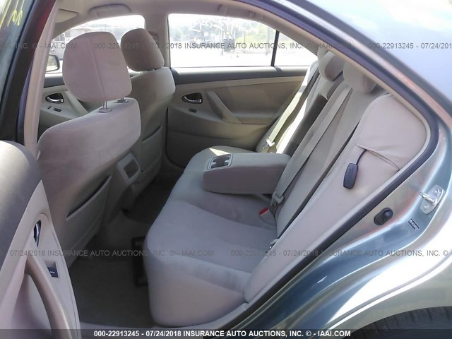 4T4BF3EKXAR055814 - 2010 TOYOTA CAMRY SE/LE/XLE GREEN photo 8