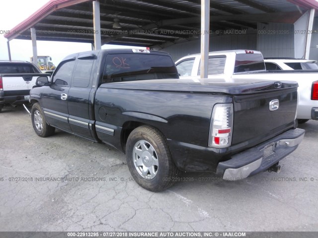 2GCEC19T411140199 - 2001 CHEVROLET SILVERADO C1500 BLACK photo 3