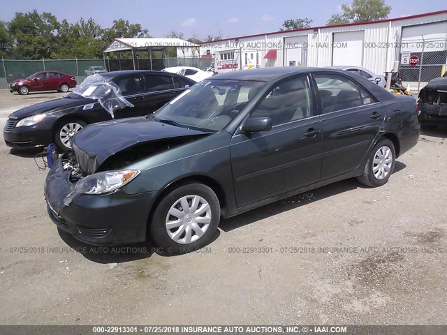4T1BE32K65U394237 - 2005 TOYOTA CAMRY LE/XLE/SE Yaşıl foto 2